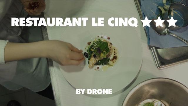 Restaurant le Cinq*** by drone