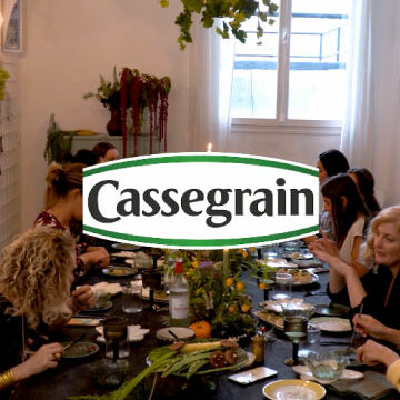 Une table végétale d’exception avec Cassegrain